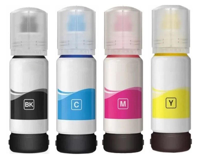 Compatible Epson 103 Full set of Ecotank Ink Bottles (Black/Cyan/Magenta/Yellow)
